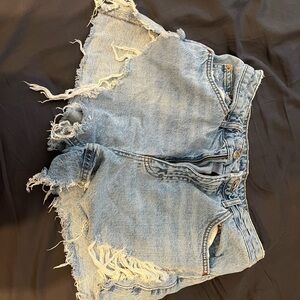 Distressed Denim Women's Shorts